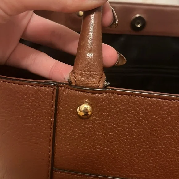 REBECCA MINKOFF brown tote bag H: 11”, L: 14”, W: 4.5” - Picture 3 of 9